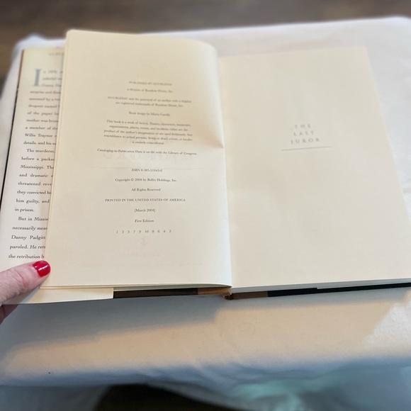 Vintage 1st edition John Grisham The Last Juror March 2004 Great condition - Picture 5 of 5